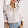 Aly Satin Shirt