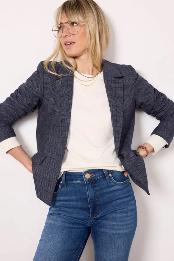 Asher Plaid Blazer