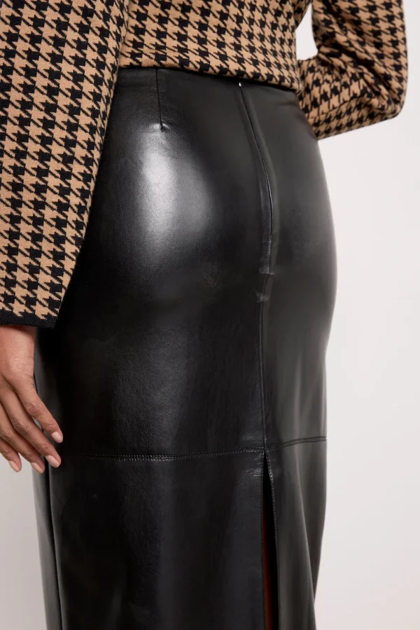 Better Than Leather Midi Skirt