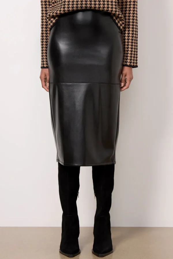 Better Than Leather Midi Skirt
