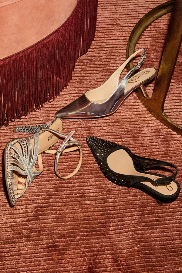 Bianka Mesh Sling Back Heel