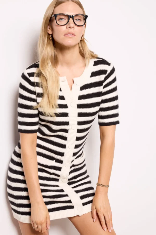 Button Front Knitted Dress