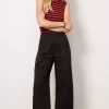 Cara Cropped Pleated Trouser