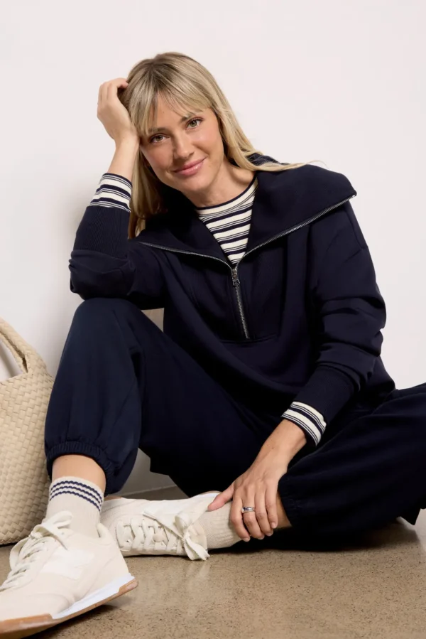 Catherine Half Zip Sweat