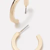 Cecily Flat Hoops