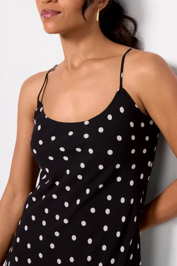 Cecily Polka Dot Slip Dress