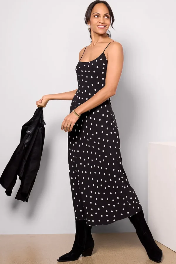 Cecily Polka Dot Slip Dress