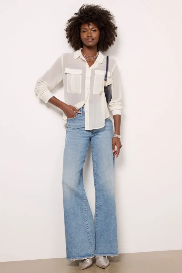 Charlie Sheer Dot Shirt