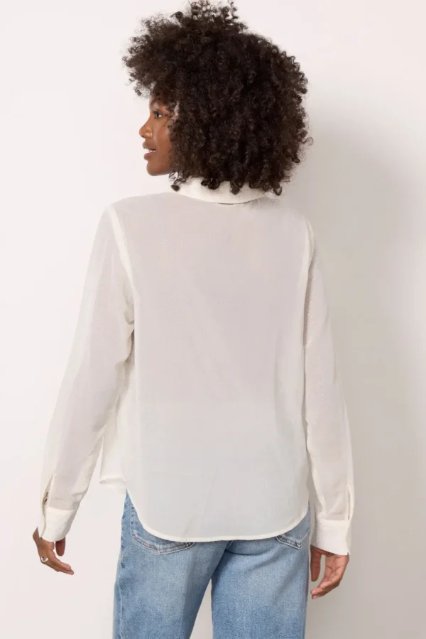 Charlie Sheer Dot Shirt