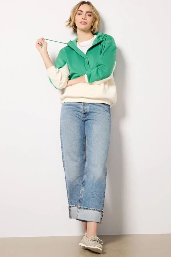 Colorblock Half Zip