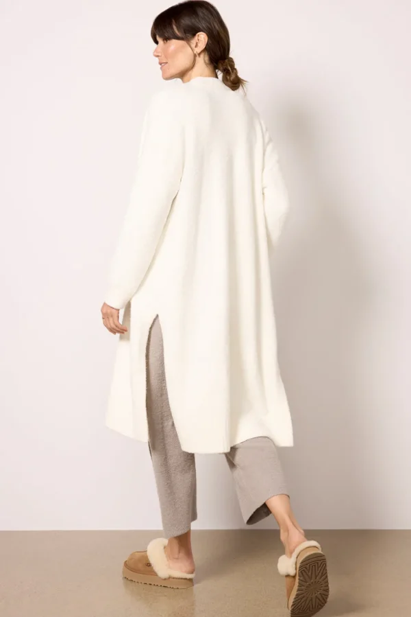 CozyChic Luxe High Slit Cardigan