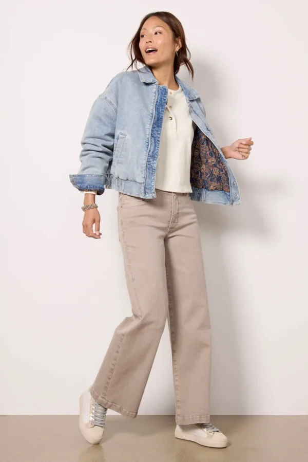 Denim Bomber Jacket