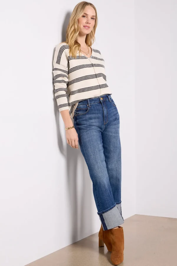 Easy V Neck Sweater