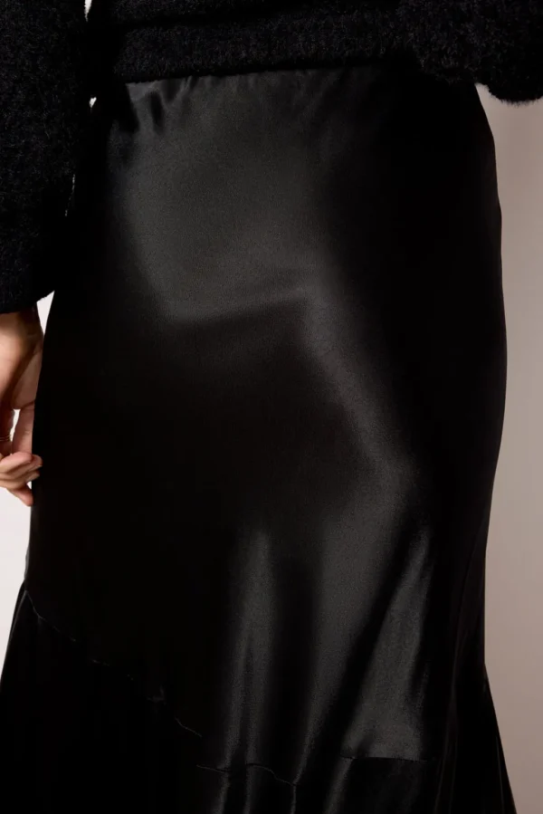 Edwina Satin Skirt