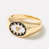 Elena Evil Eye Signet Ring