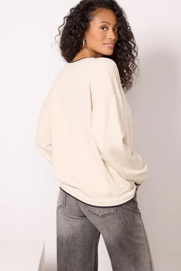 Elena V Neck Sweatshirt