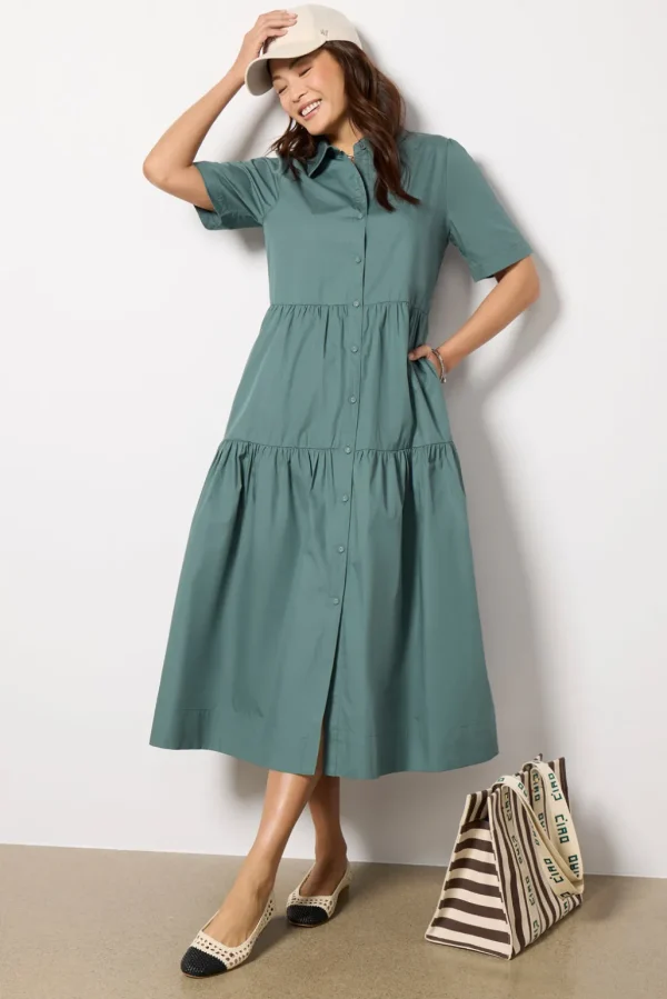 Ella Midi Shirt Dress