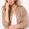Frankie Stretch Linen Shacket