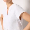 Gauze Flutter Top