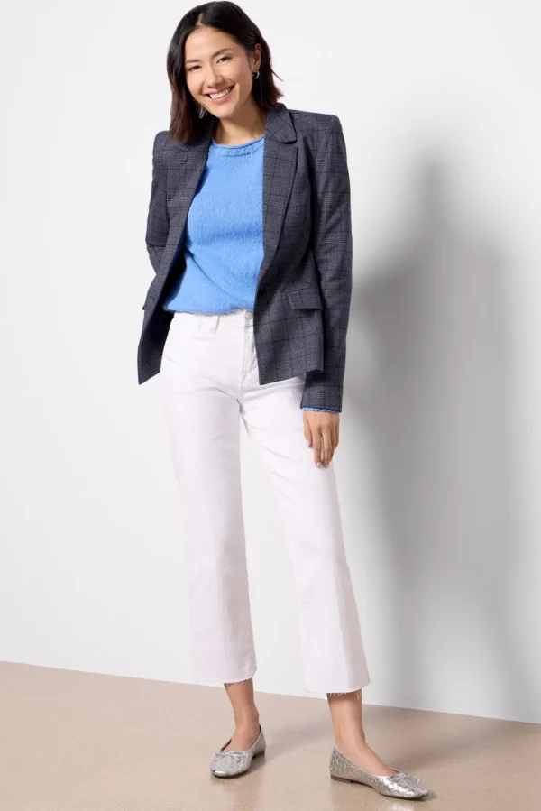 Good Petite Straight Raw Hem