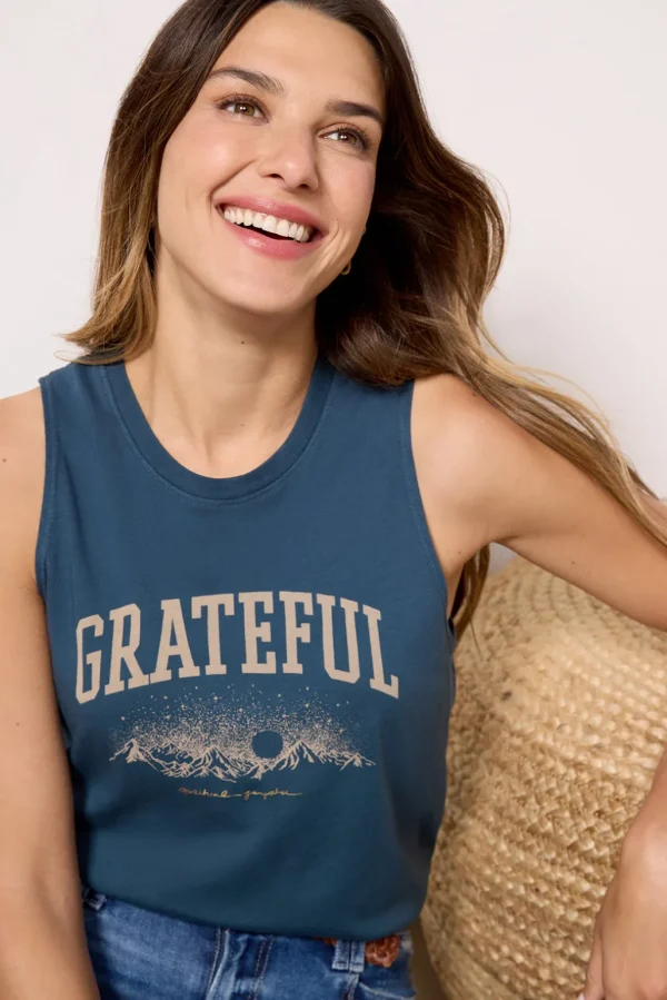 Grateful Jade Muscle Tank