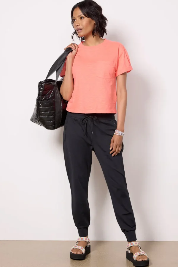 Heather Rib Street Jogger