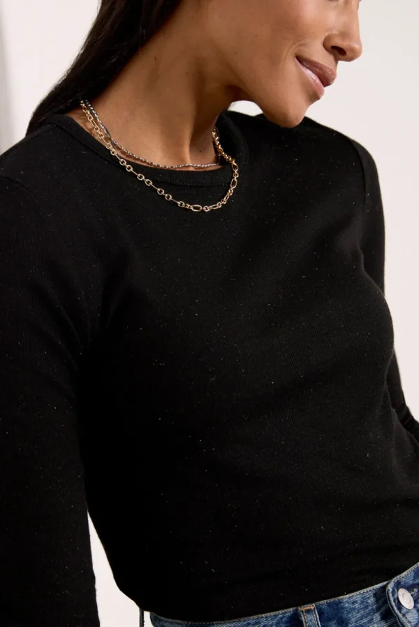 Isabella Shimmer Tee