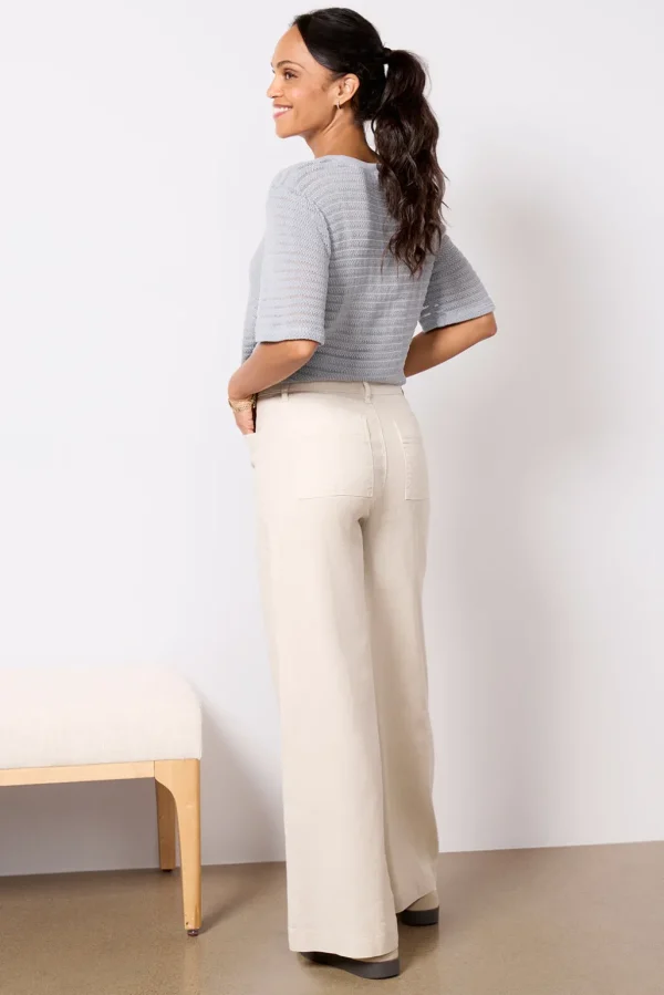 Joelle Stretch Linen Trouser