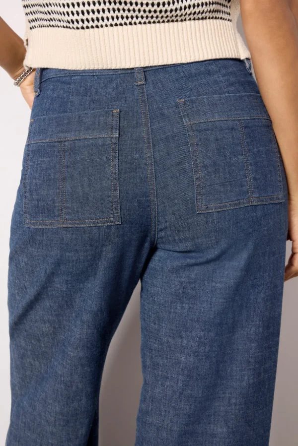 Joelle Stretch Linen Trouser