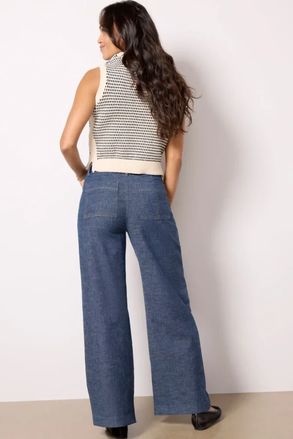Joelle Stretch Linen Trouser