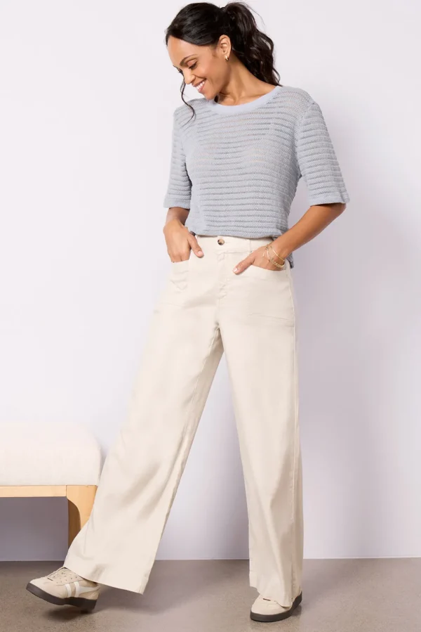 Joelle Stretch Linen Trouser