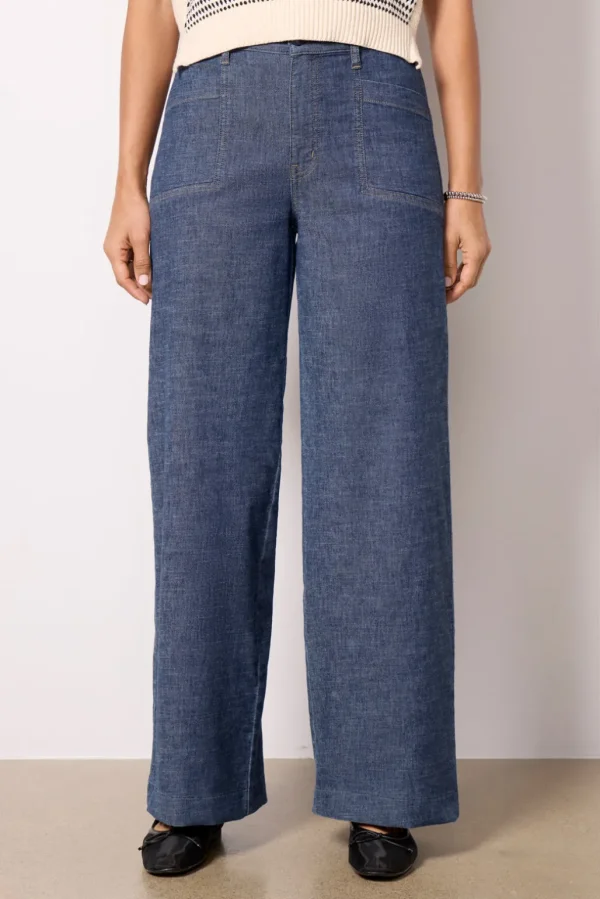 Joelle Stretch Linen Trouser