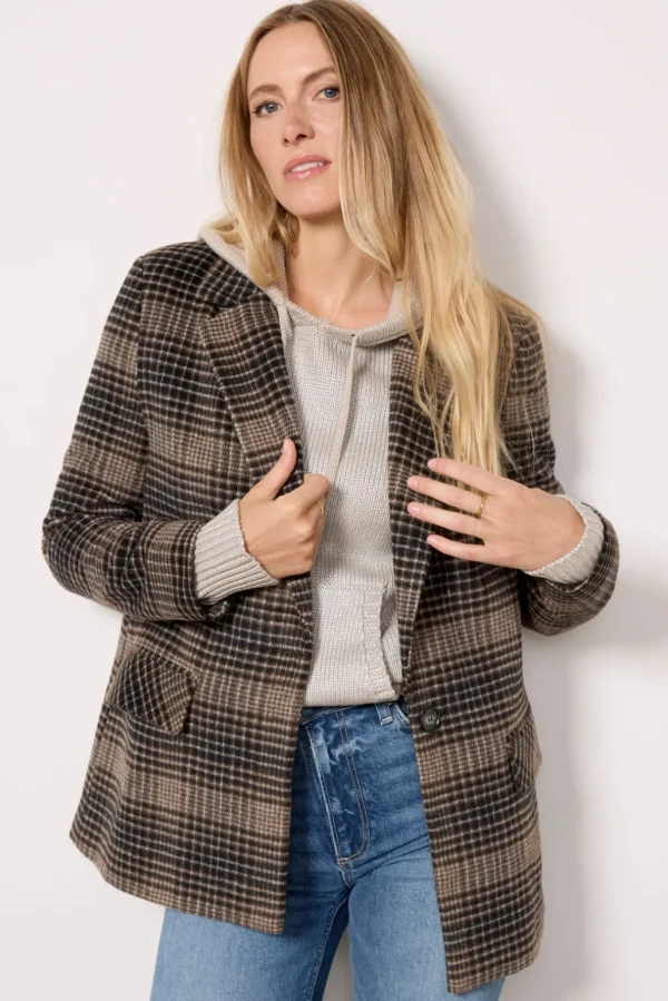 Kingston Relaxed Plaid Blazer