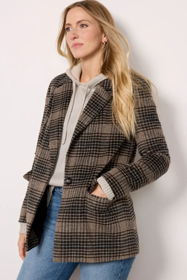 Kingston Relaxed Plaid Blazer