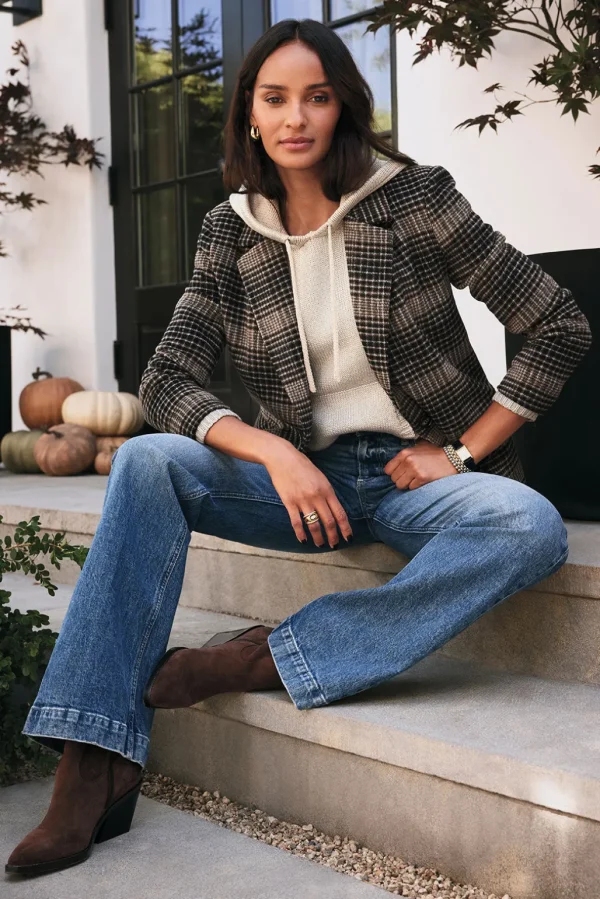 Kingston Relaxed Plaid Blazer