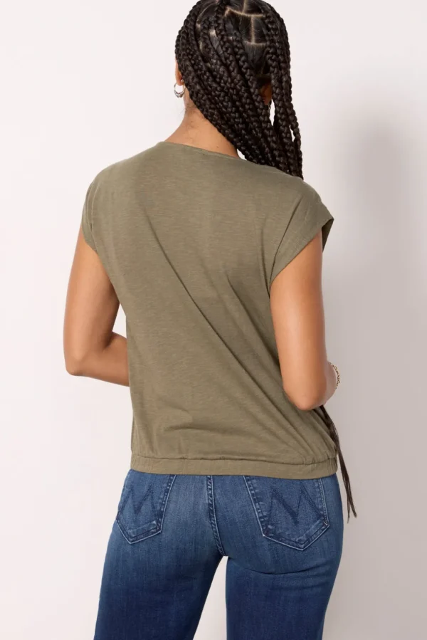 Kinsley Pleated Shoulder Top