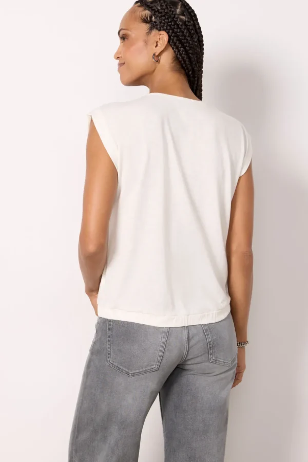 Kinsley Pleated Shoulder Top