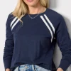 Kit Sporty Stripe Raglan