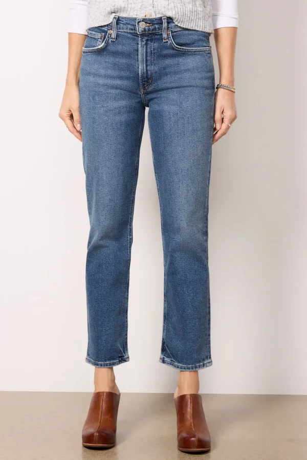 Kye Mid Rise Straight Crop