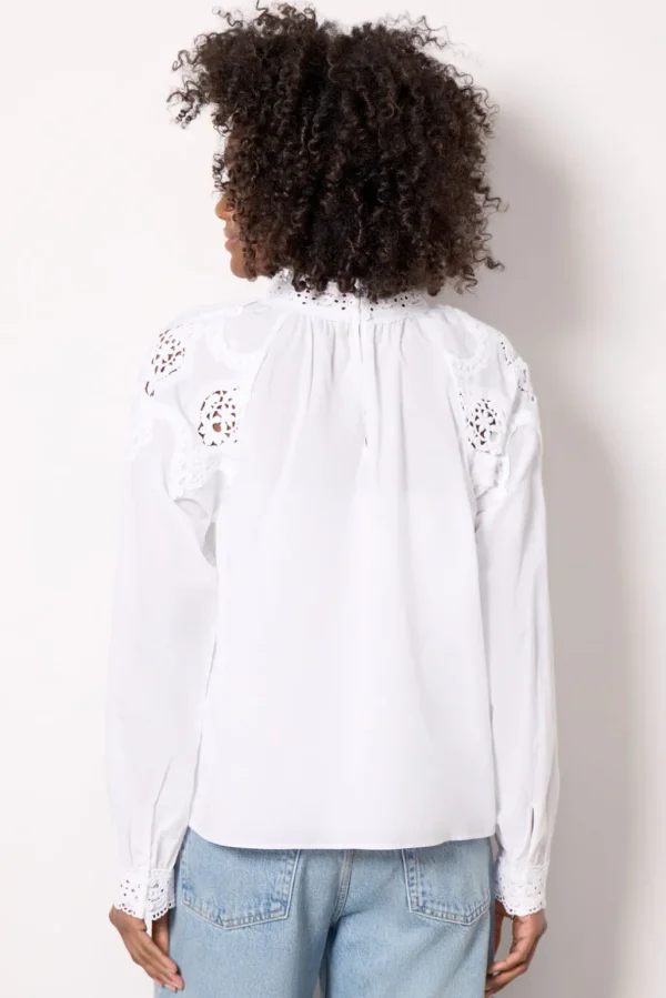 Lace Popover Blouse