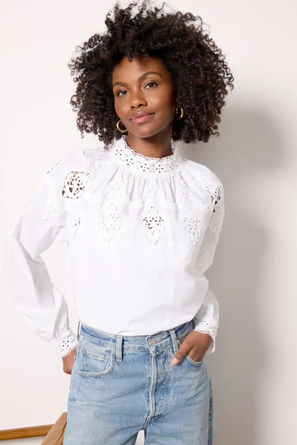 Lace Popover Blouse