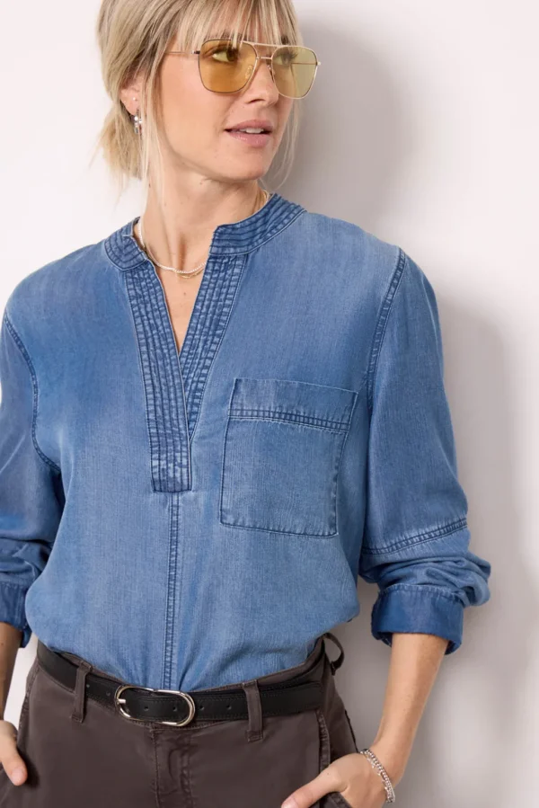 Laci Chambray Popover