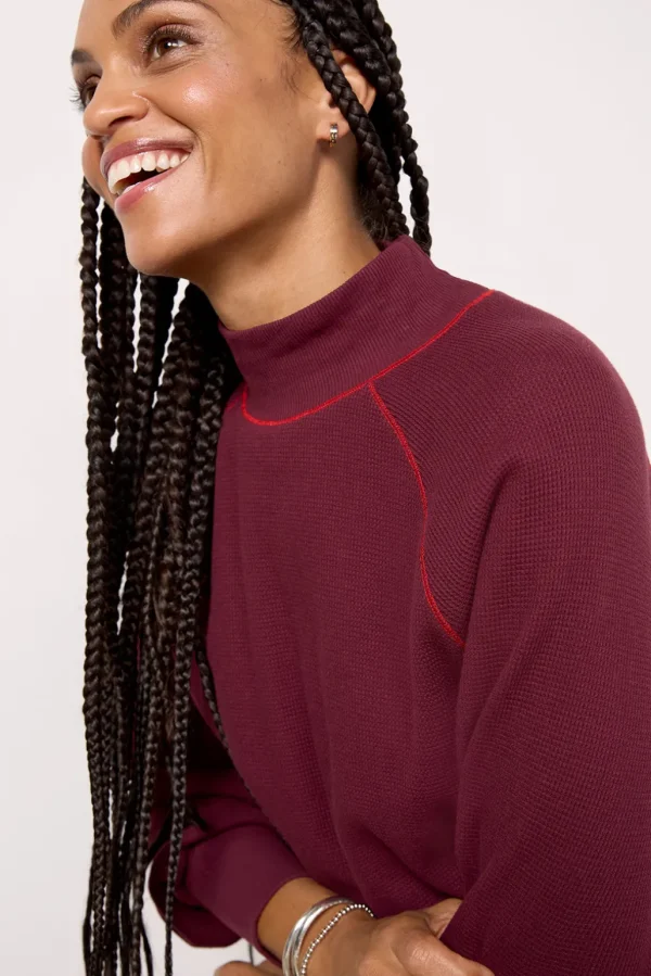 Laney Mock Neck Thermal Top