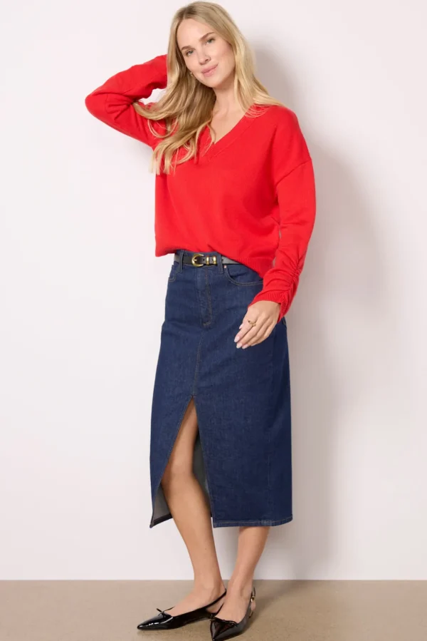 Latigo V Neck Sweater