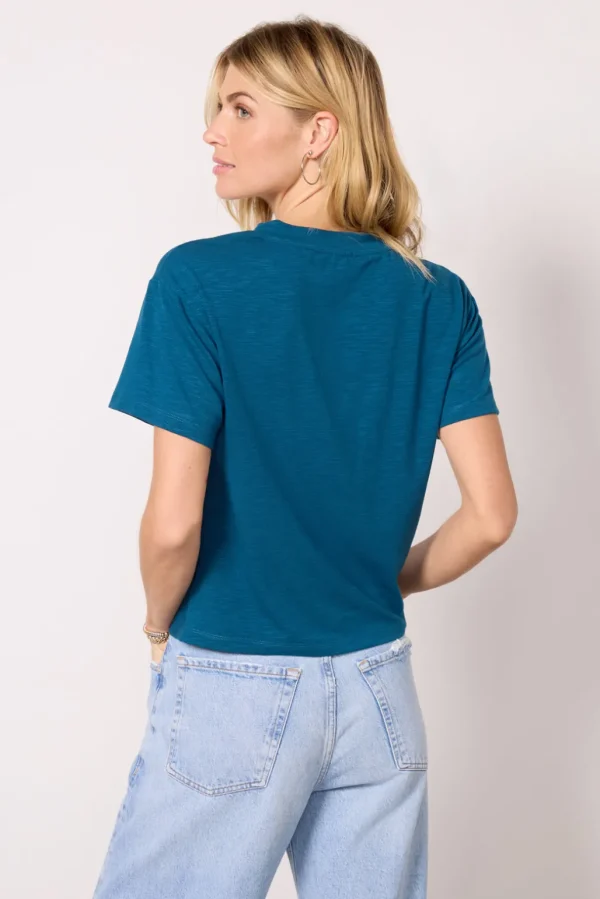 Layla Knot Front V Neck