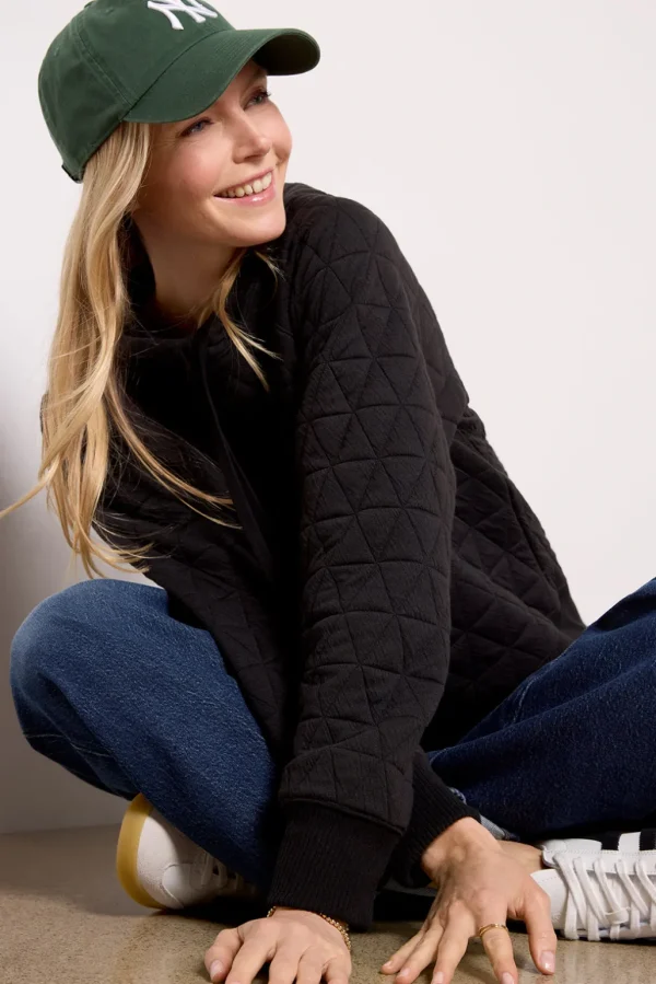 Lindsay Quilted Hoodie