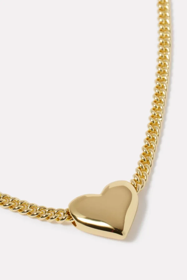 Lou Heart Charm Necklace