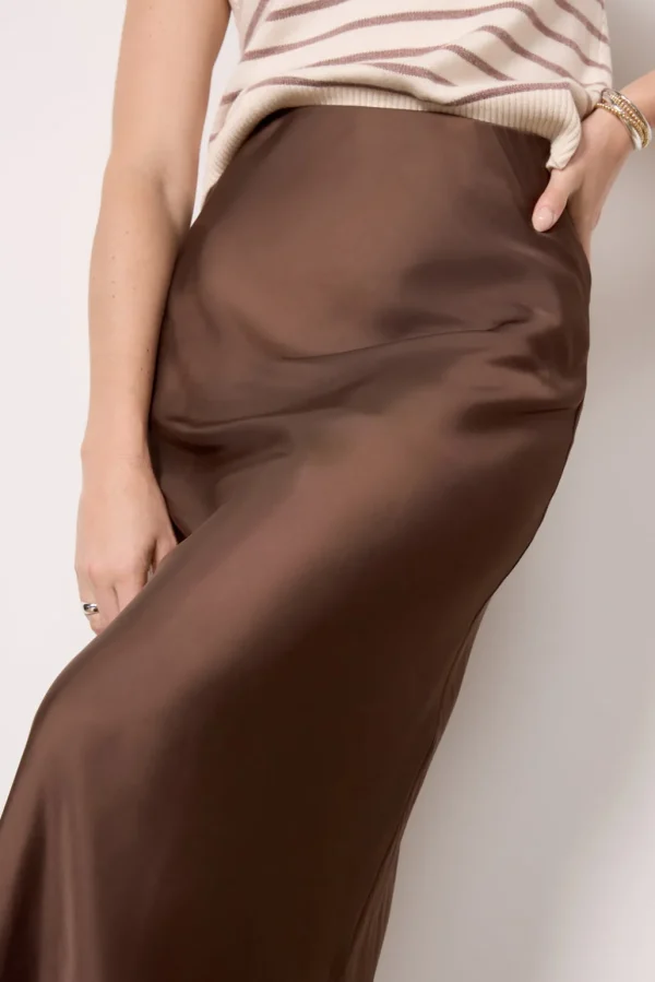 Maddie Satin Skirt