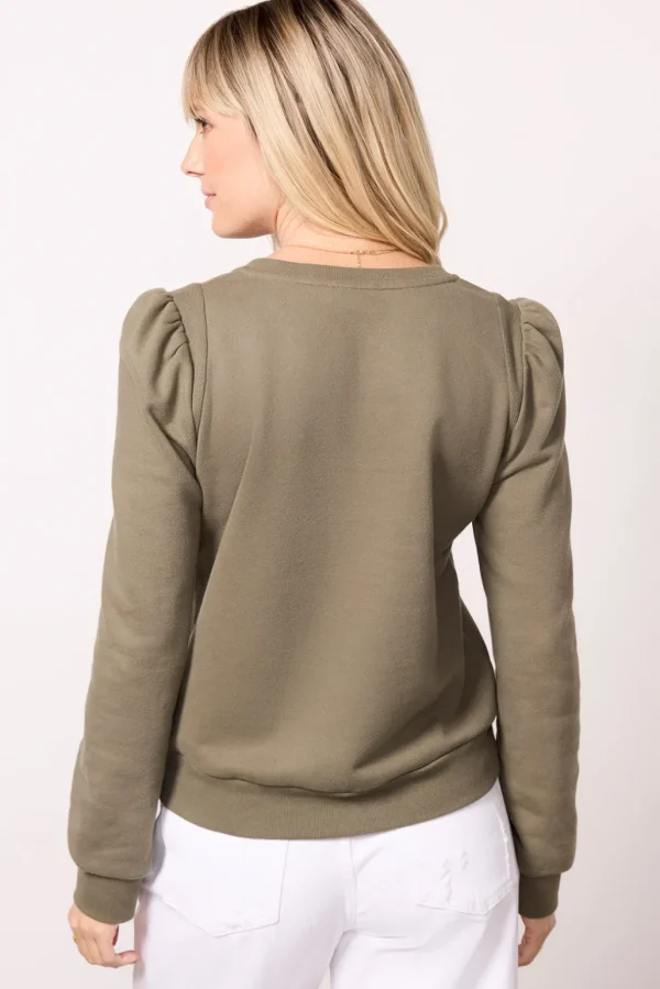 Marley Split Neck Sweatshirt