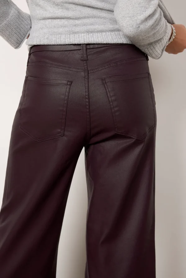 Meg Coated Wide Leg